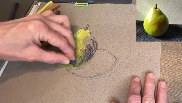 Add a darker, blue-gray to the shadowed areas (bottom and right side).