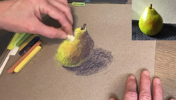 Apply a final highlight color to emphasize the light source.