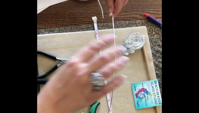 Evenly align the three wires.