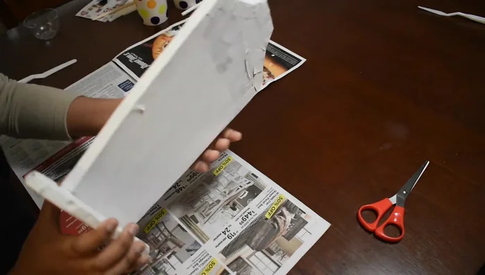 Apply textured paste for a unique aesthetic.