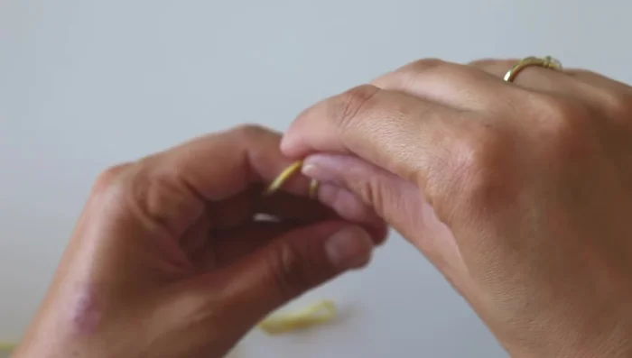 Start with a slip knot and chain 56.