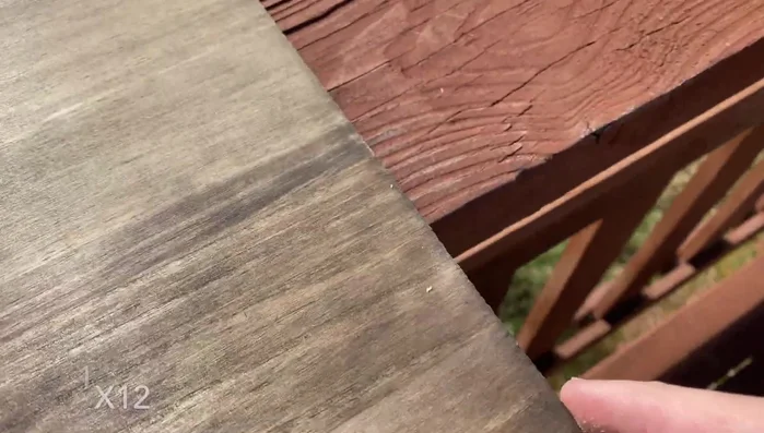 Secure the top trim piece with brad nails, ensuring they go into the wall mounts.