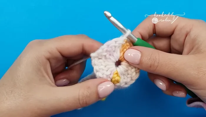 Repeat steps 14-16 until the desired length is reached.