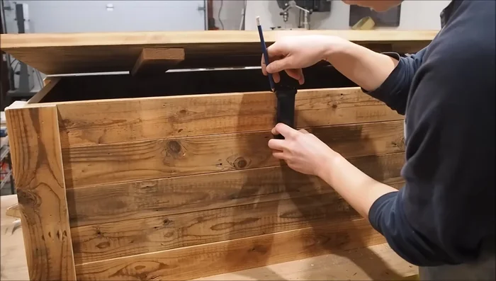 Install latch, making custom adjustments as needed.