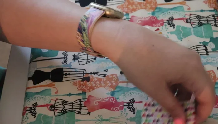 Press the fabric squares flat using an iron. (Optional: use an ironing aid like Flatter for easier pressing)