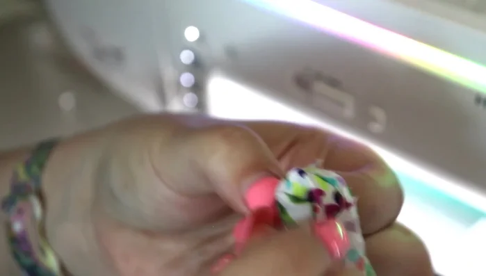 Press the bookmark flat, ensuring all seams are neatly pressed.