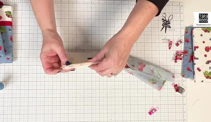 Clip corners to facilitate turning