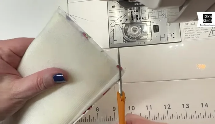 Clip corners to facilitate turning