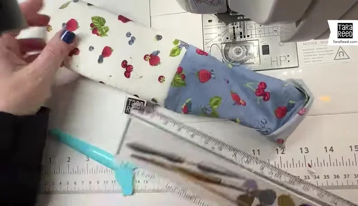 Turn right side out using a ruler or point turner to help with corners