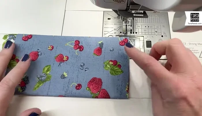 Top stitch along the lining edge