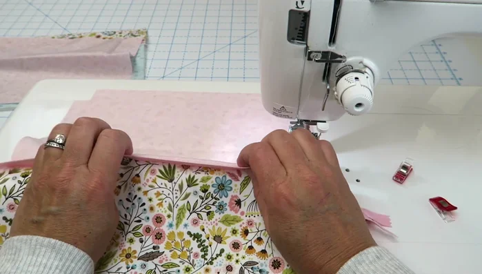 Press and top stitch the seam.