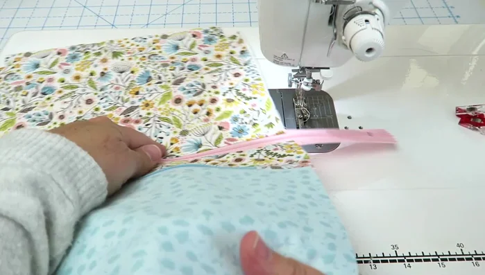 Press and top stitch the seam.