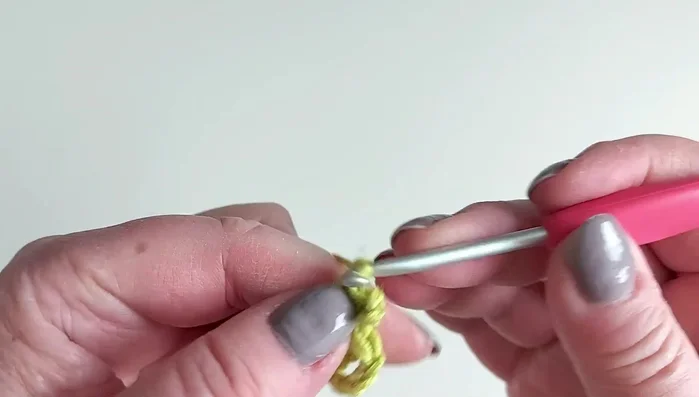 Make a pico (chain 3, slip stitch to the first chain).