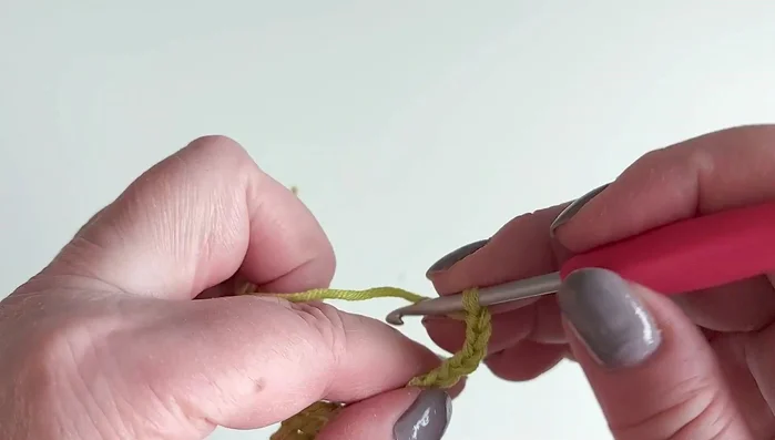 Make a pico (chain 3, slip stitch to the first chain).