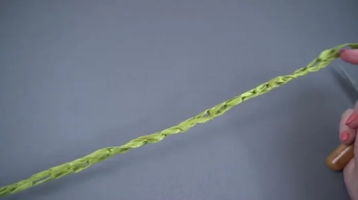 Repeat step 1 five more times to create six chains of equal length.