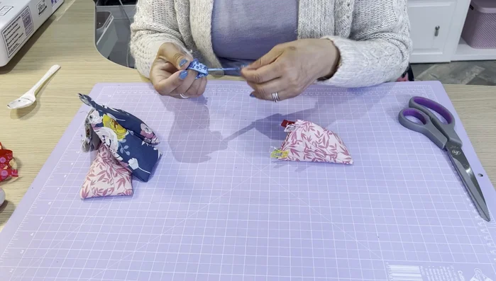 Attach ribbons (optional) for hanging.