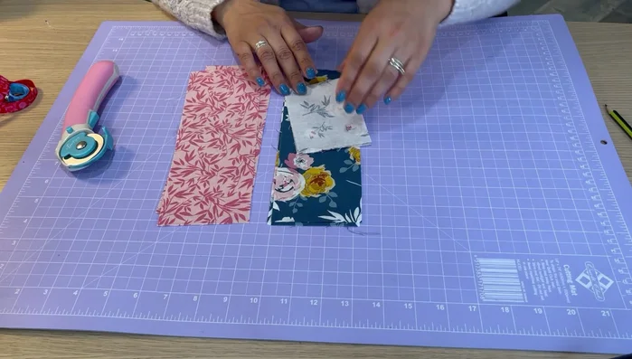 Repeat step 3 for the opposite side, leaving a small gap to turn the fabric inside out. Avoid wasting thread by leaving a small gap before back stitching and cutting.