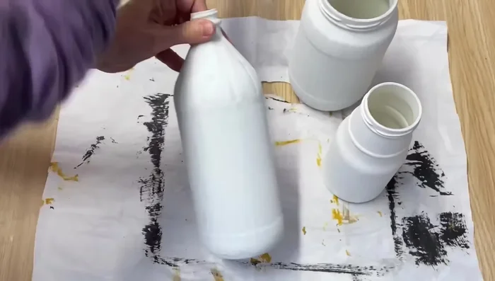 Apply the second coat of chalk paint using a chip brush. If coverage is good, you may skip to step 6.