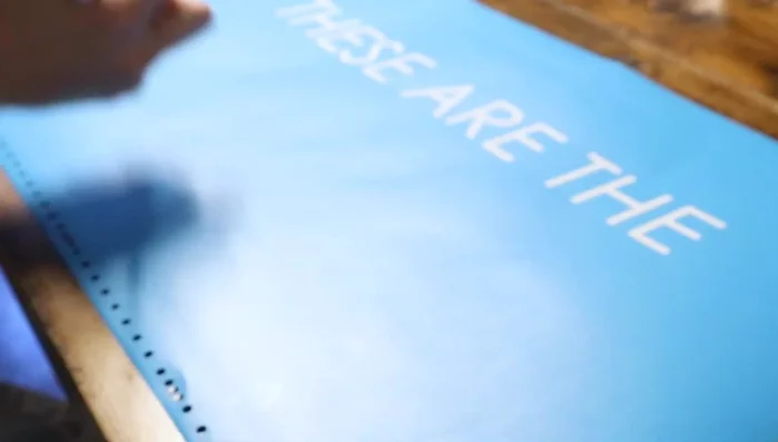 Apply a layer of white paint over the stencil to prevent bleeds.