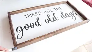 DIY Farmhouse Wood Sign: Crisp Lines Every Time!