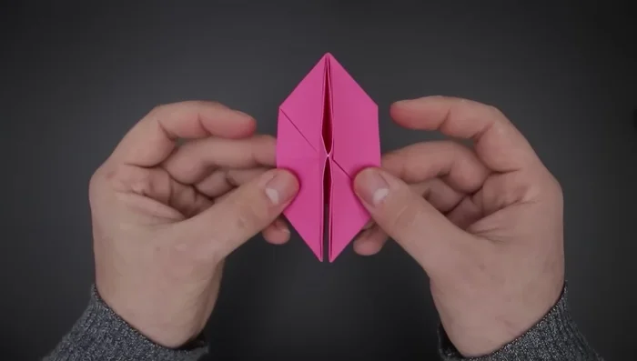 Bend the corners of the petals to enhance the look.