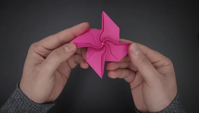 Bend the corners of the petals to enhance the look.