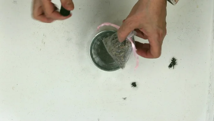 Create candles by dipping wicks in beeswax.