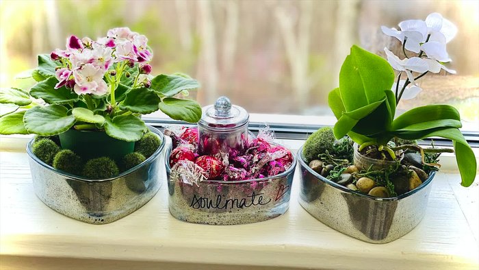 Create additional gifts using the mercury glass technique on other dollar store items like salt and pepper shakers.