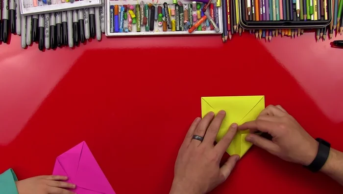 Repeat step 5 for the remaining three corners.