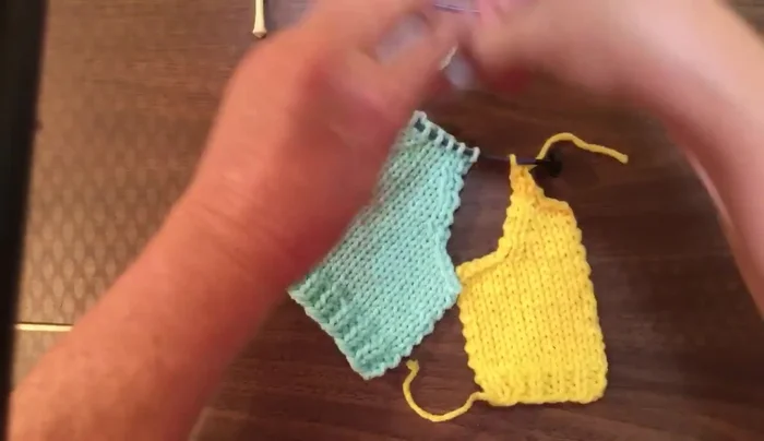 Sewing Shoulder Seams (through horizontal bars)