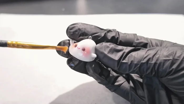 Apply UV resin evenly and cure under a UV lamp.