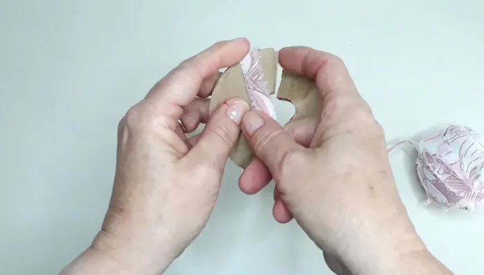 Separate the cardboard templates and trim any uneven edges using the extra circles as guides.