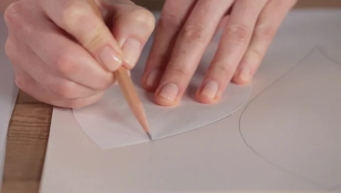 Repeat to make several more leaves.