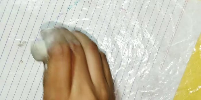 Knead the clay until it's smooth and pliable.