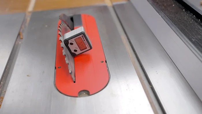 Rip thin strips for the sides at a 72-degree angle using a table saw. Use a digital angle gauge for accuracy, making incremental adjustments until a perfect fit is achieved.
