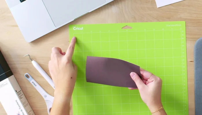 Unload the mat and carefully remove the cut Infusible Ink design.
