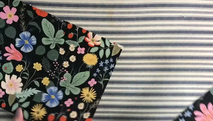 Attach the scoop pocket to one outside piece by stitching within the seam allowance.